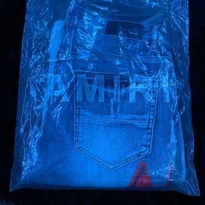 AMIRI Blue Dress Pants Elegant Design